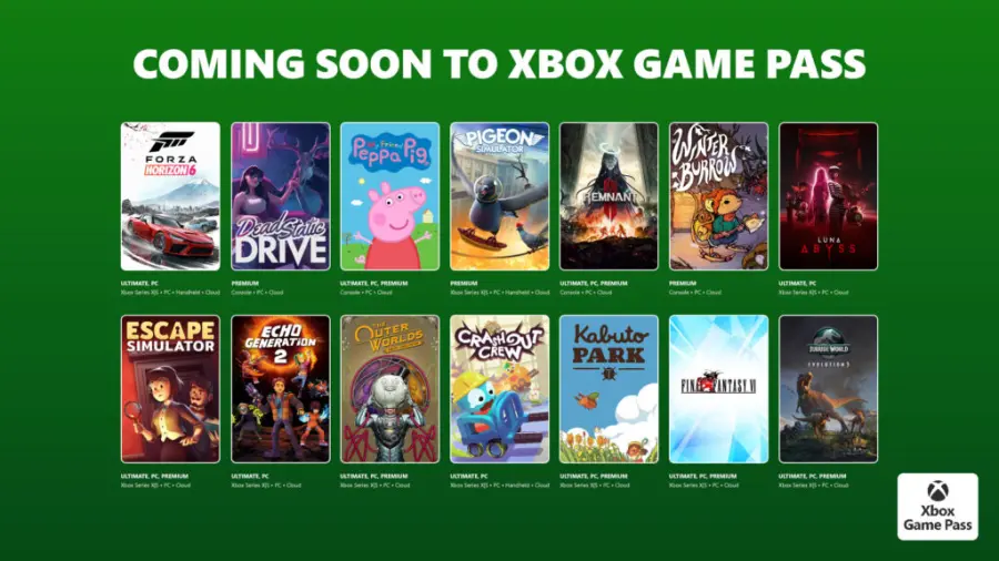 Xbox Game Pass 2026年5月下旬新增游戏官方图