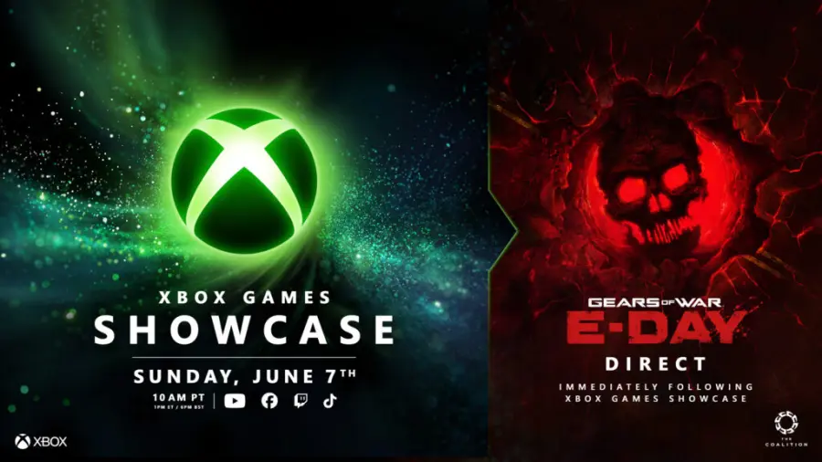 Xbox Games Showcase 2026 与 Gears of War E-Day Direct 官方直播主视觉