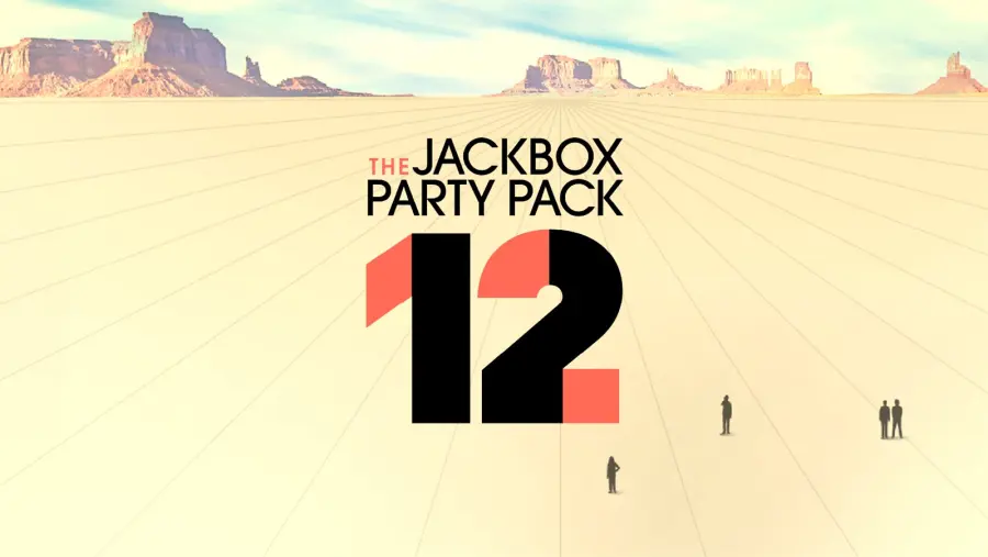 The Jackbox Party Pack 12 官方主视觉，画面中央是数字 12 与派对包标题