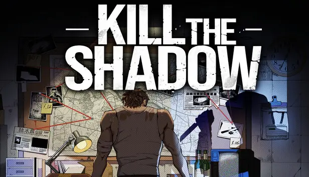 《Kill The Shadow》Steam 商店胶囊图,展示城市与侦探悬疑氛围