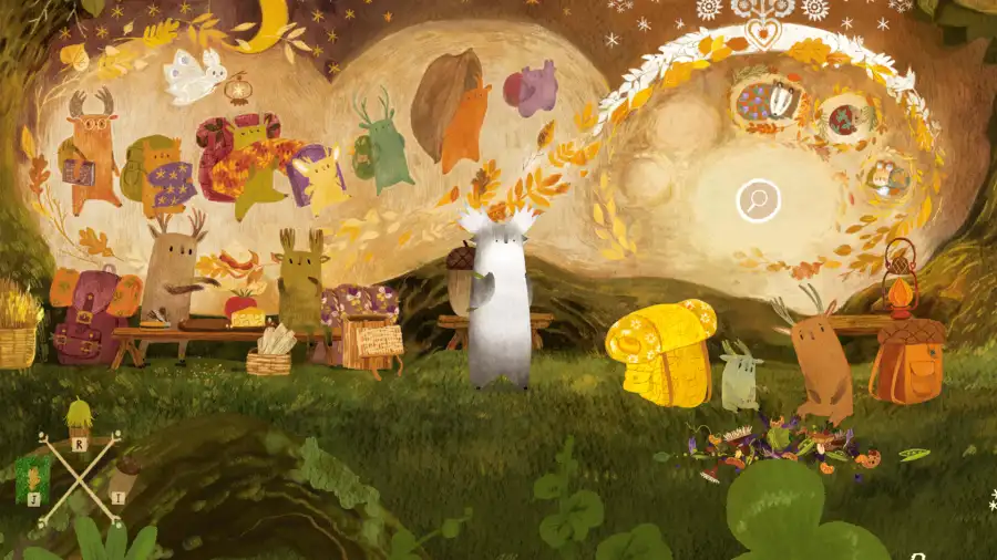 《Tukoni: Forest Keepers》手绘森林场景 Steam 官方截图